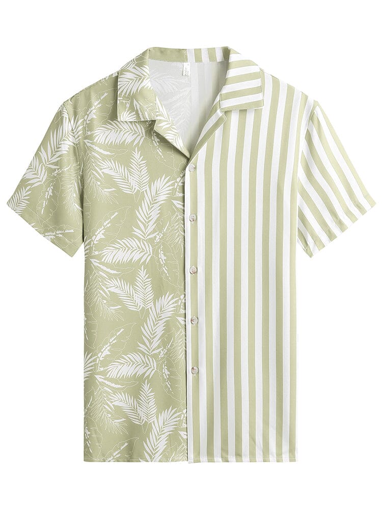 Cozy Stripe Splicing Shirt (US Only) - Image 6