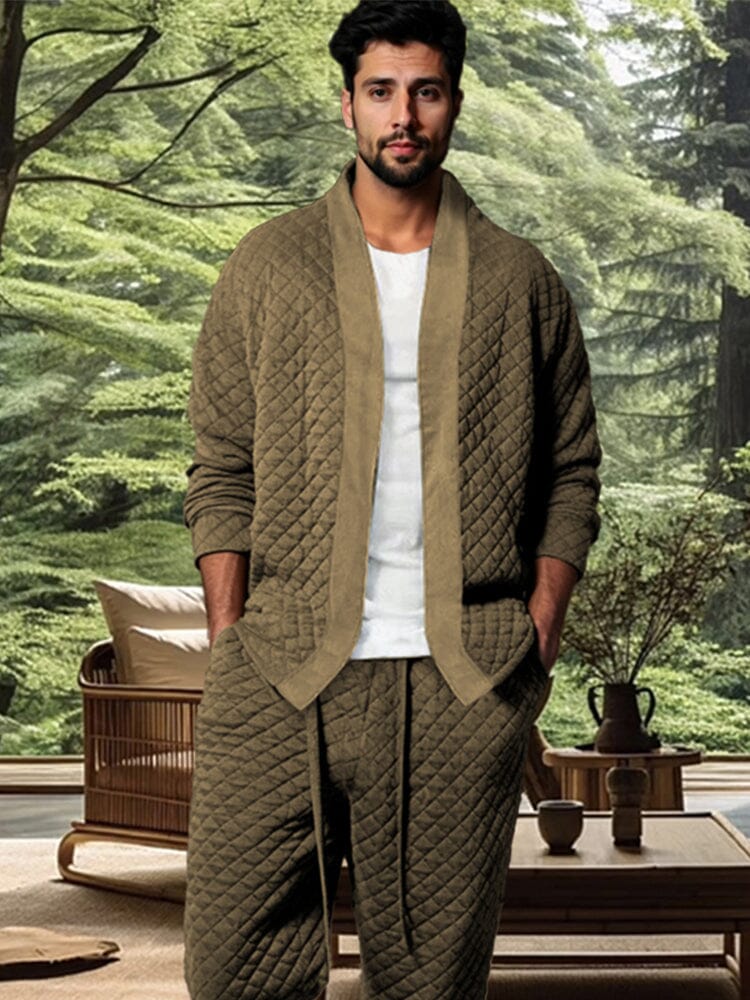 Cozy Textured Cardigan Set - Image 3