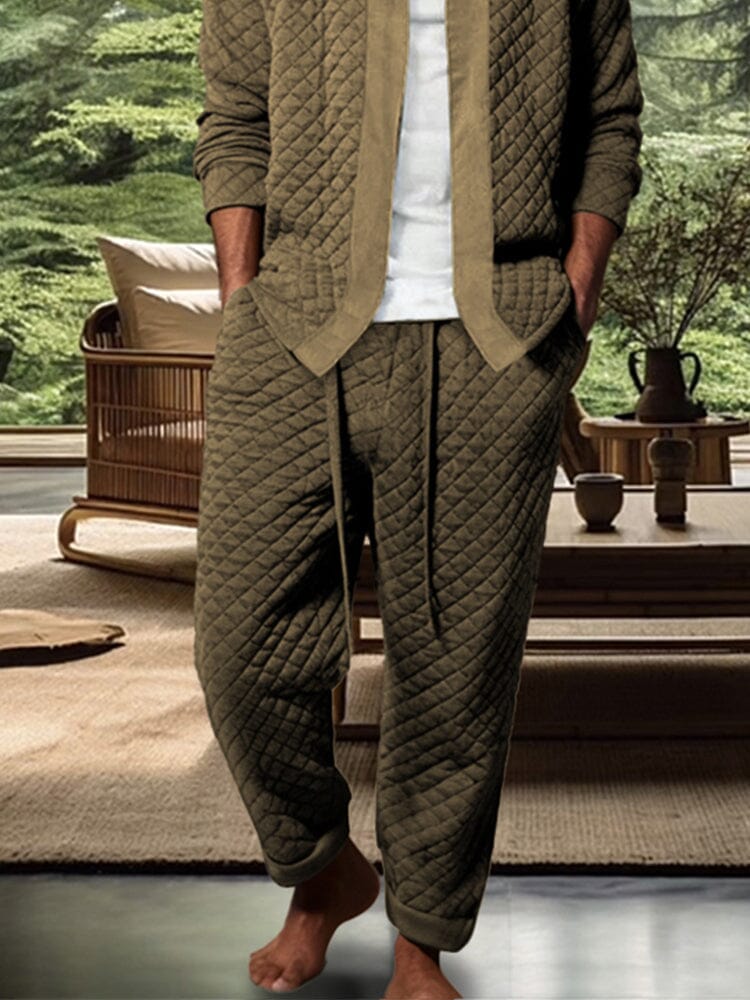 Cozy Textured Cardigan Set - Image 4