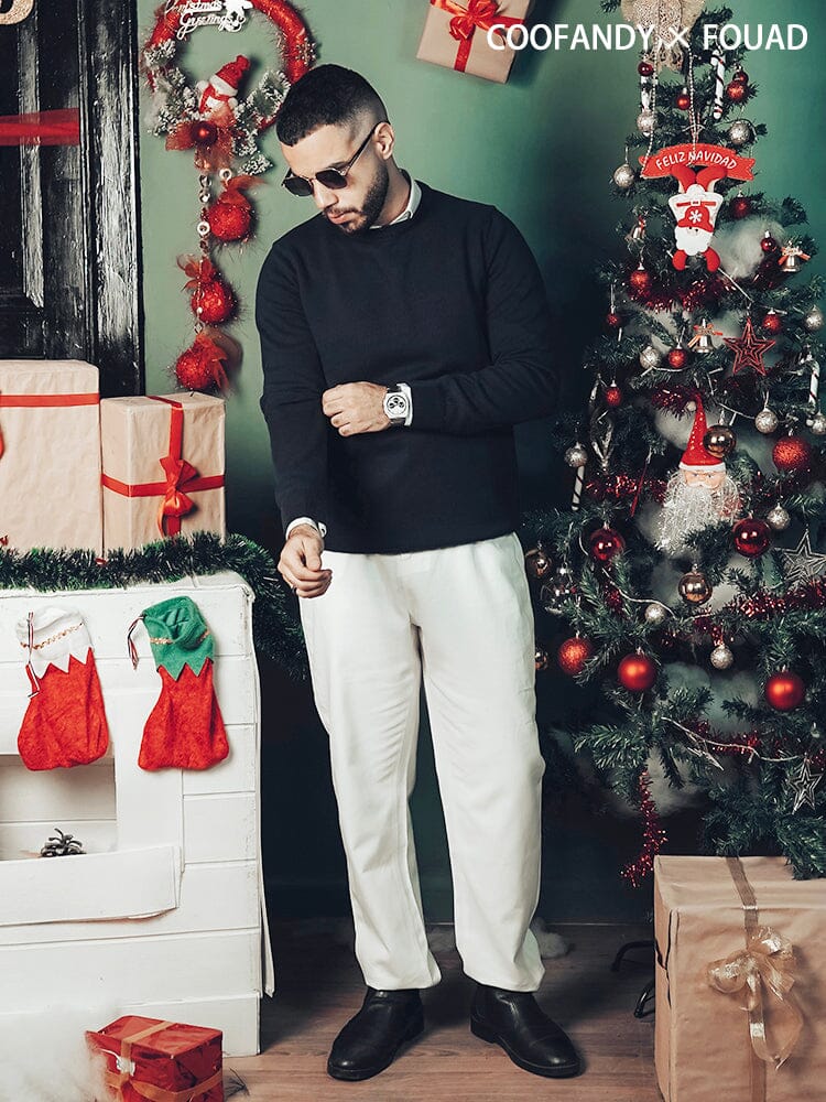 Crew Neck Slim Fit Pullover Knitted Sweater (US Only) - Image 19