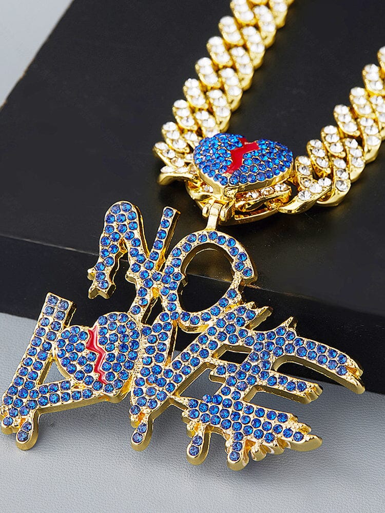 Cuban Link Chain Necklace with Pendant - Image 7