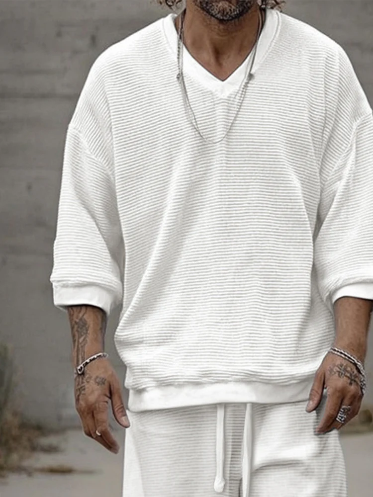 Daily Casual Textured 2-Piece Set - Image 3