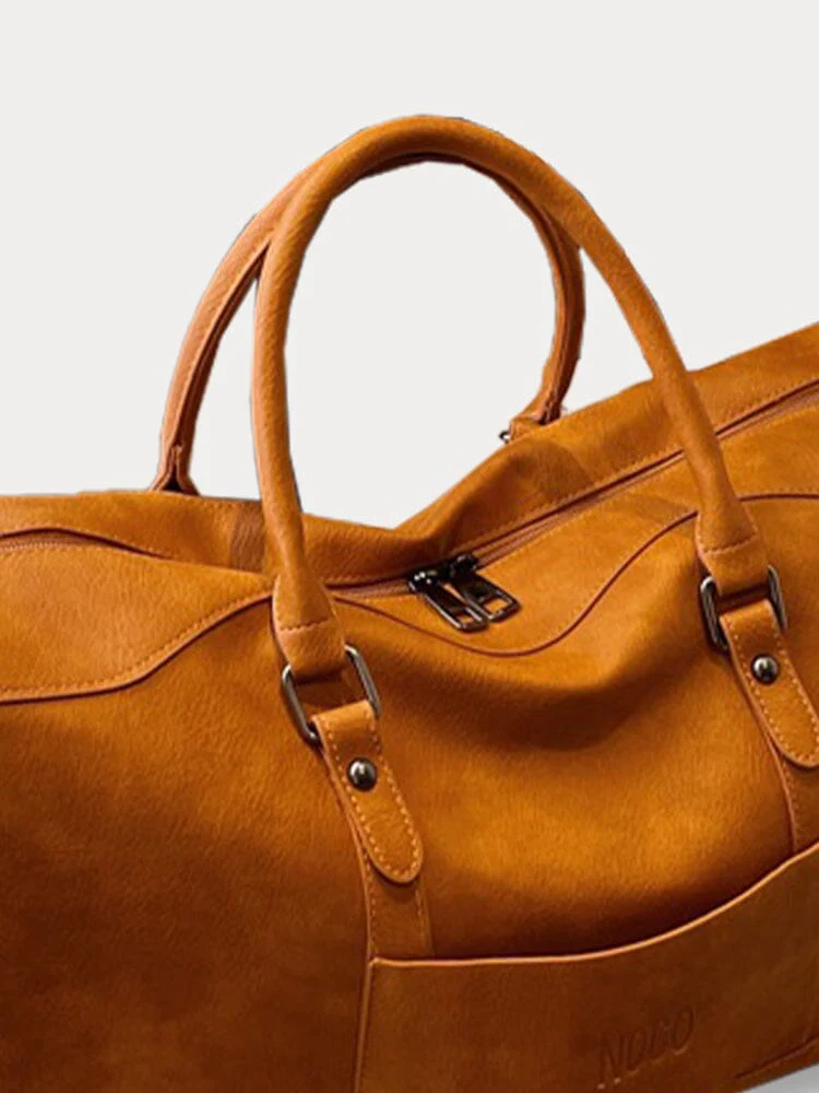 Durable Leather Duffle Bag - Image 4