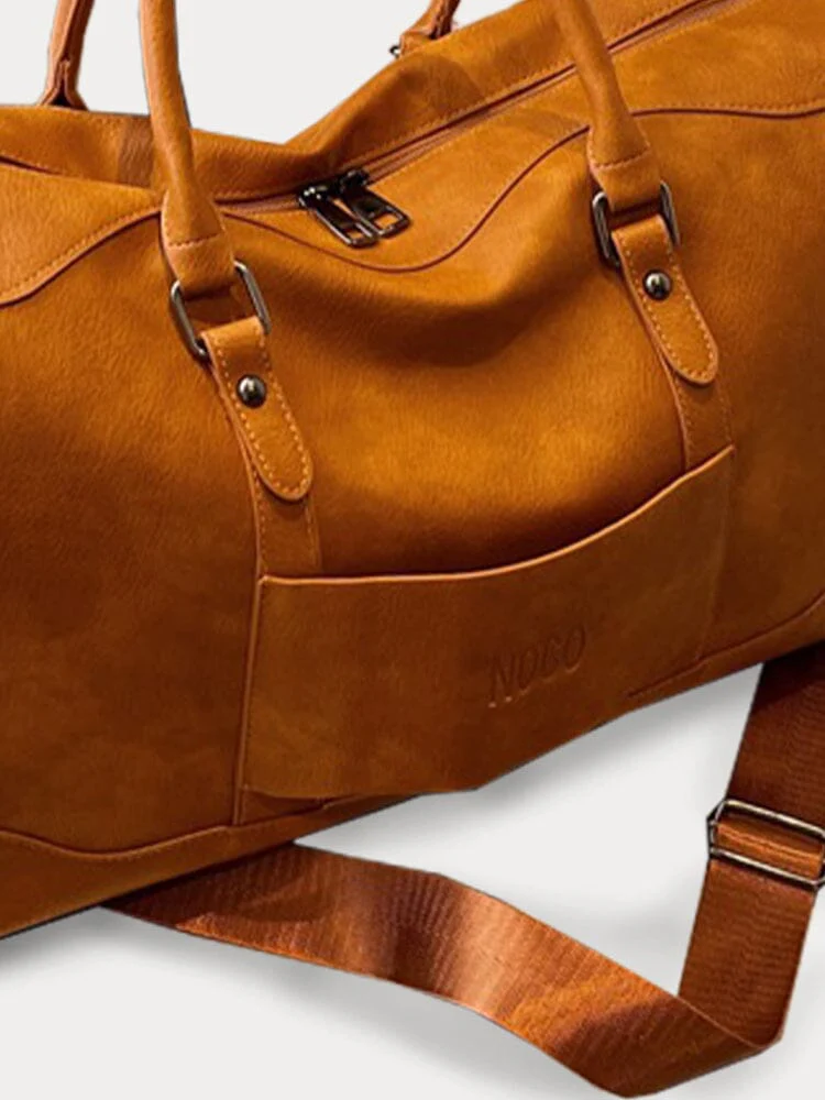 Durable Leather Duffle Bag - Image 5