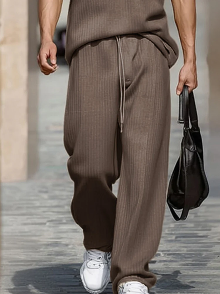 Easy Chic Stripe Textured 2-Piece Set - Image 4
