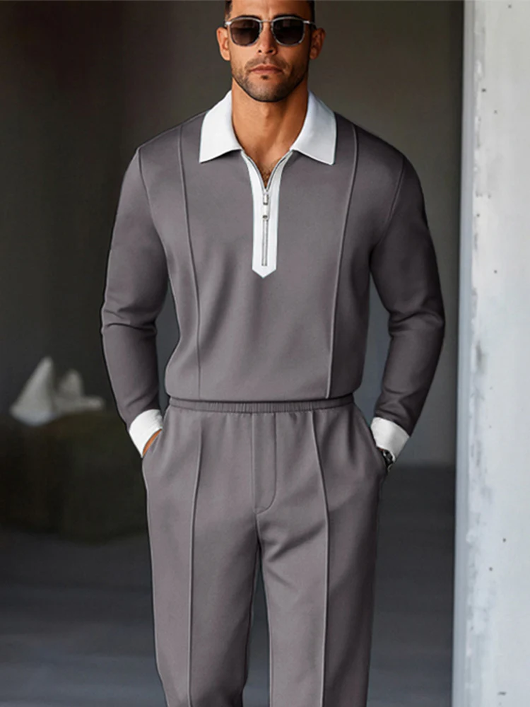 Easy Match Two-Tone Casual Set - Image 10