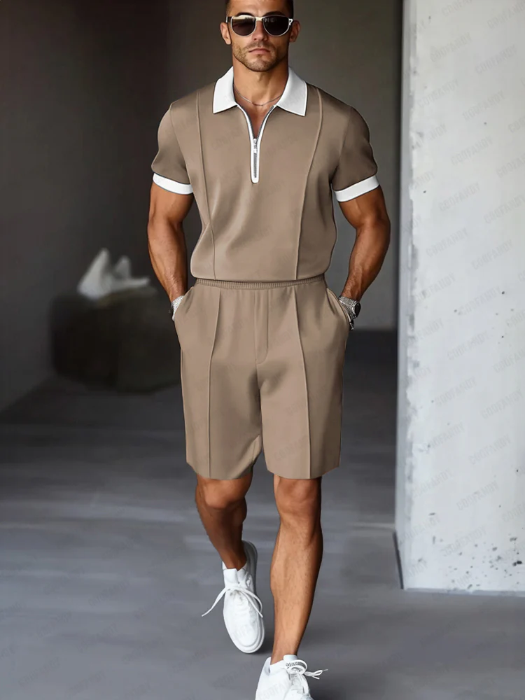 Easy Match Two-Tone Casual Set - Image 2