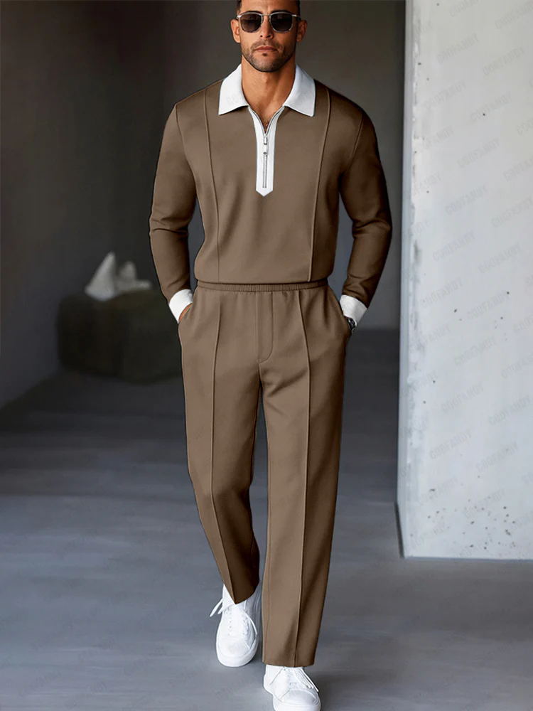 Easy Match Two-Tone Casual Set - Image 8