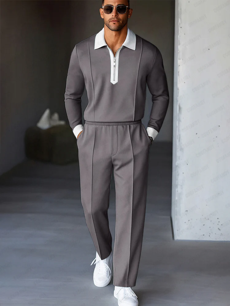 Easy Match Two-Tone Casual Set - Image 9