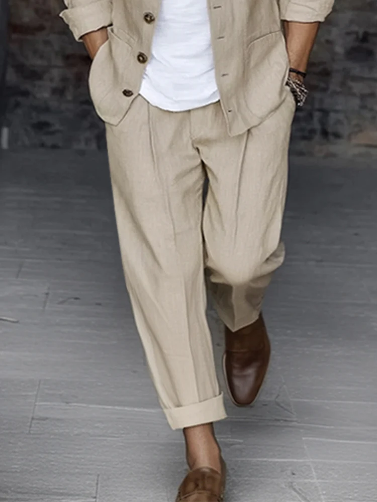 Easy Wear Cotton Linen Matching Set - Image 4