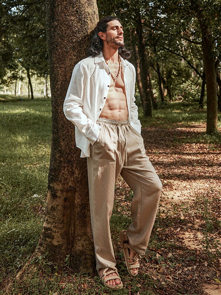 Eco-friendly 100% Linen Shirt - Image 3