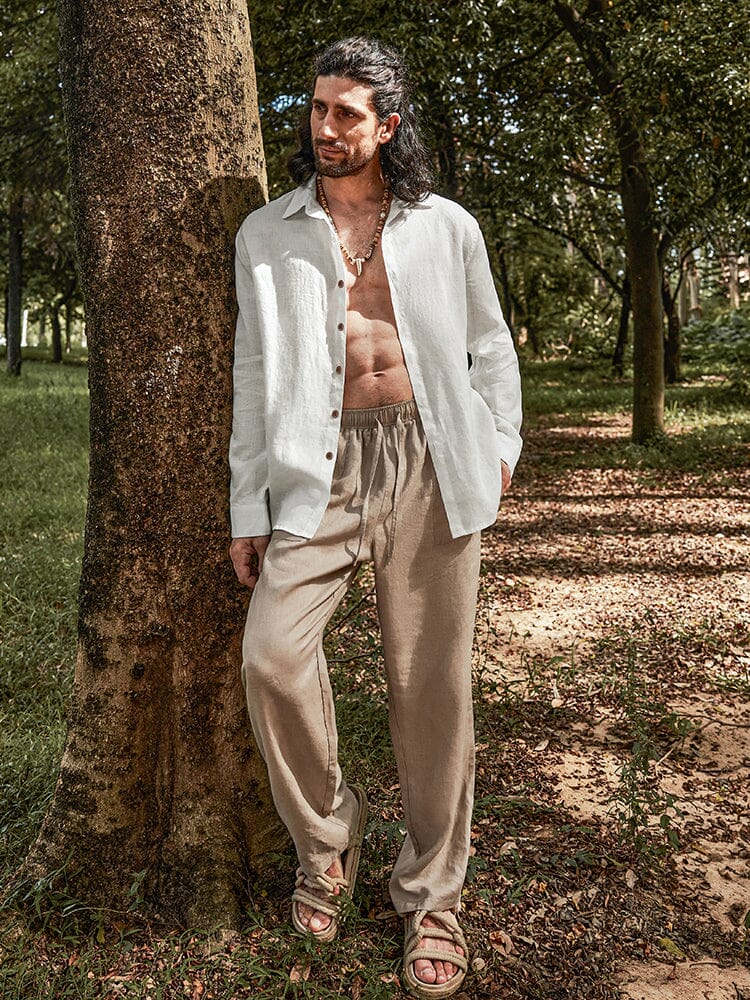 Eco-friendly 100% Linen Shirt - Image 4
