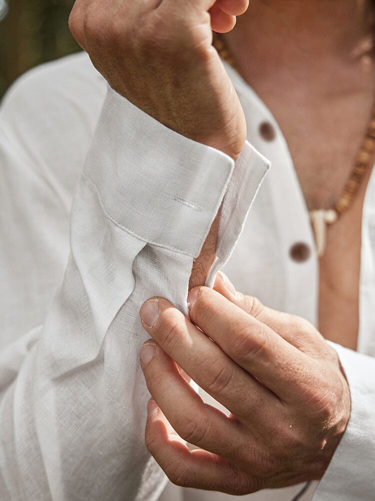 Eco-friendly 100% Linen Shirt - Image 5