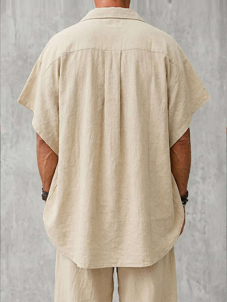 Effortless 100% Cotton Batwing Sleeve Matching Set - Image 4