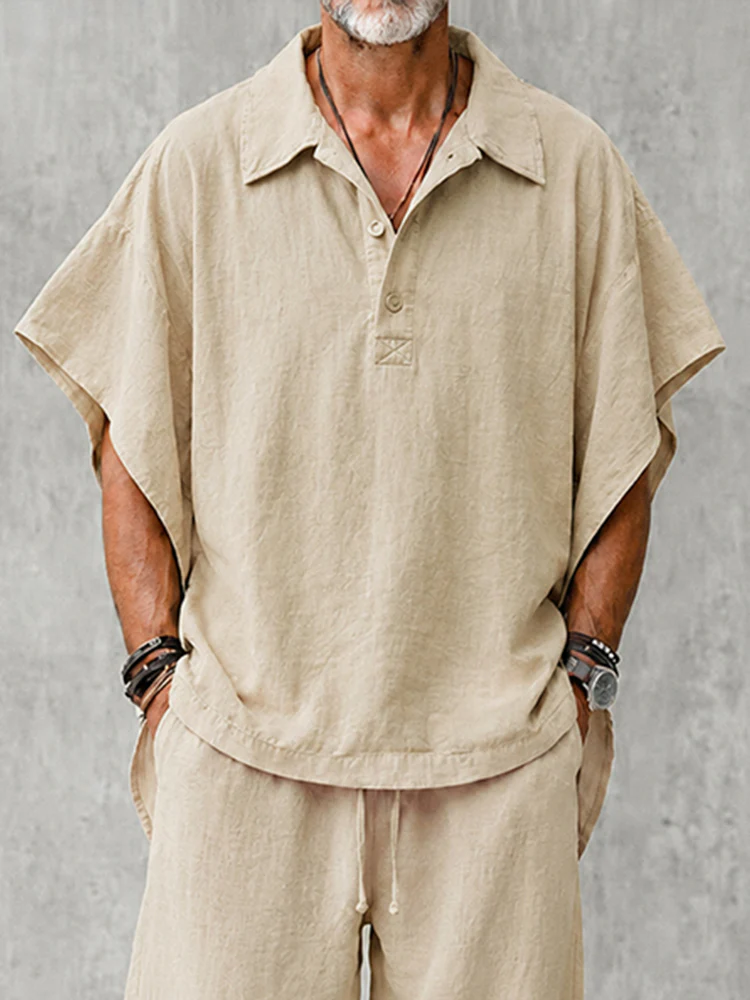 Effortless 100% Cotton Batwing Sleeve Matching Set - Image 5