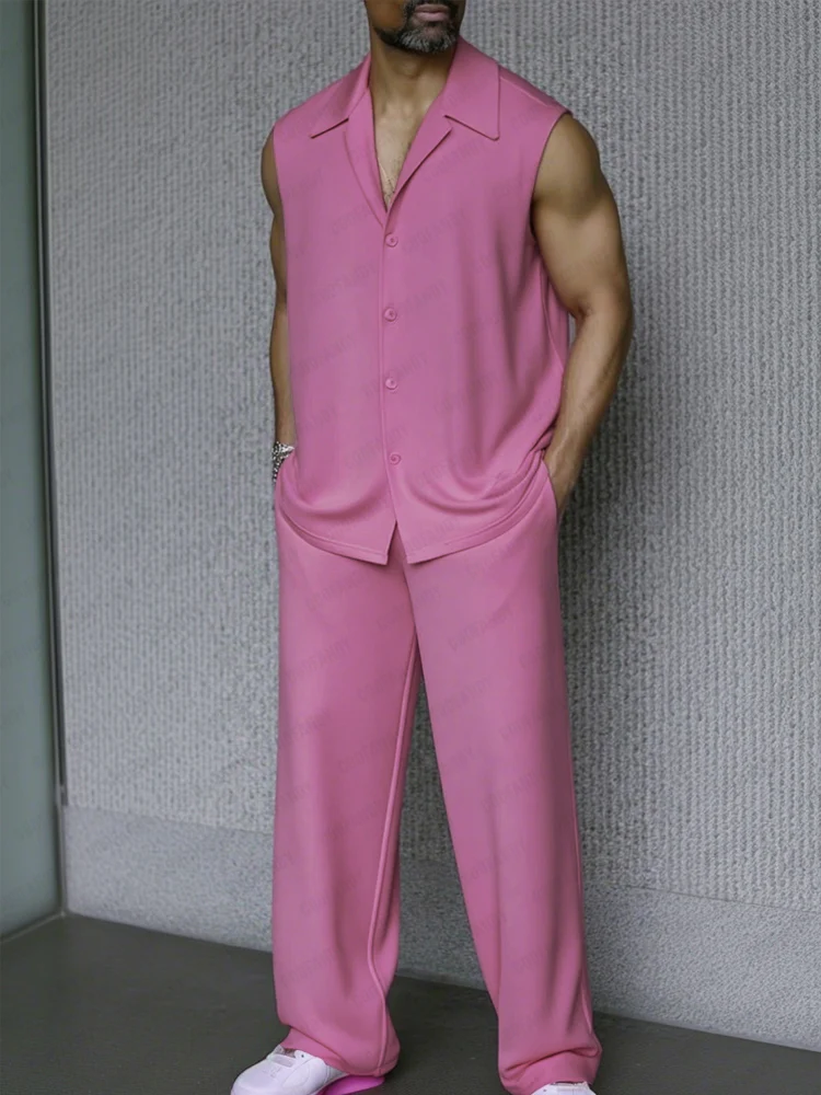 Effortless Cool Tank Top Pants Set - Image 2