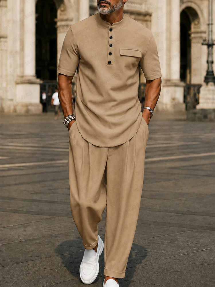 Effortless Leisure Contrast Color Matching Set - Image 10