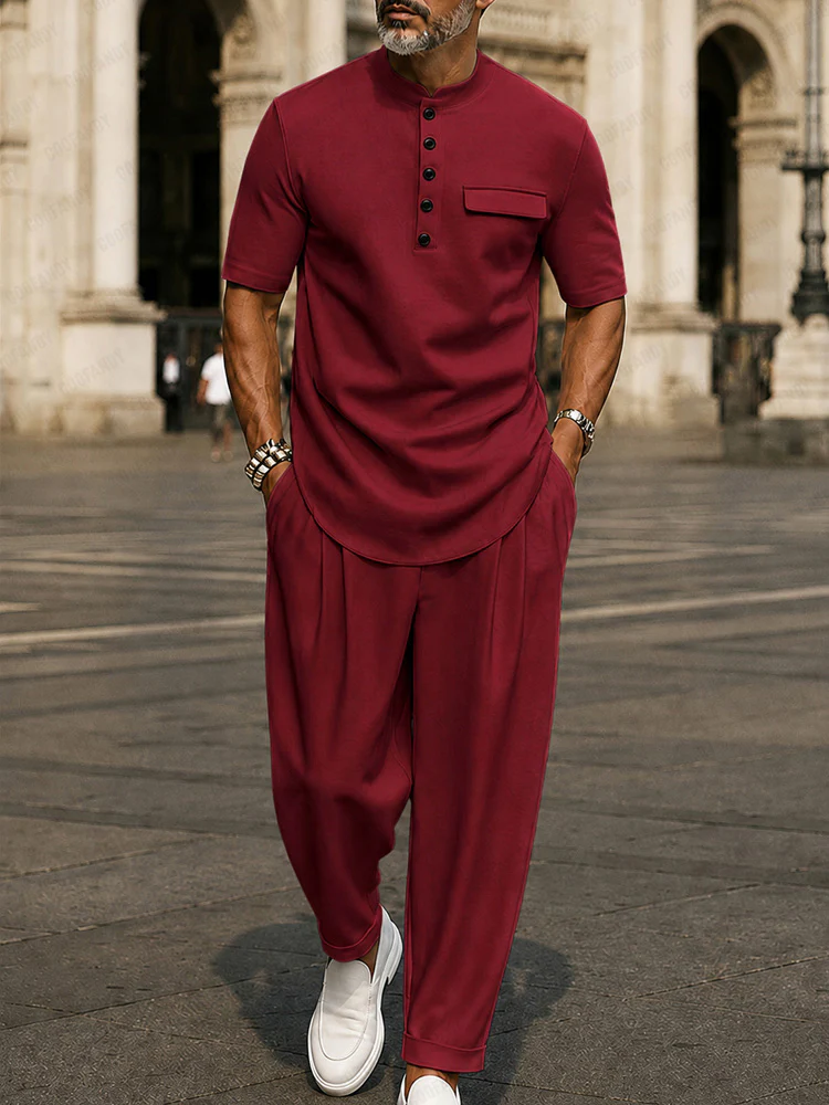 Effortless Leisure Contrast Color Matching Set - Image 5