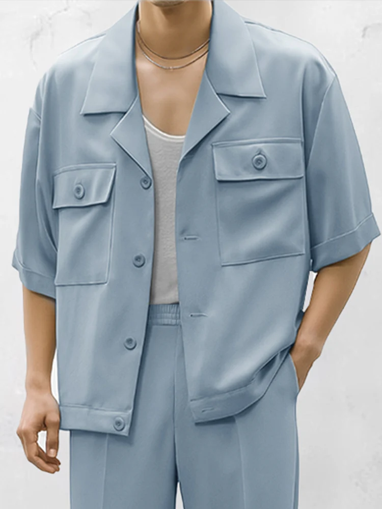 Effortless Match Shirt Pants Set - Image 3