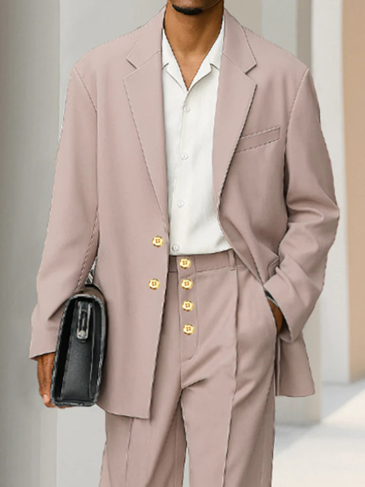 Effortless Relaxed Fit Suit Set - Image 3