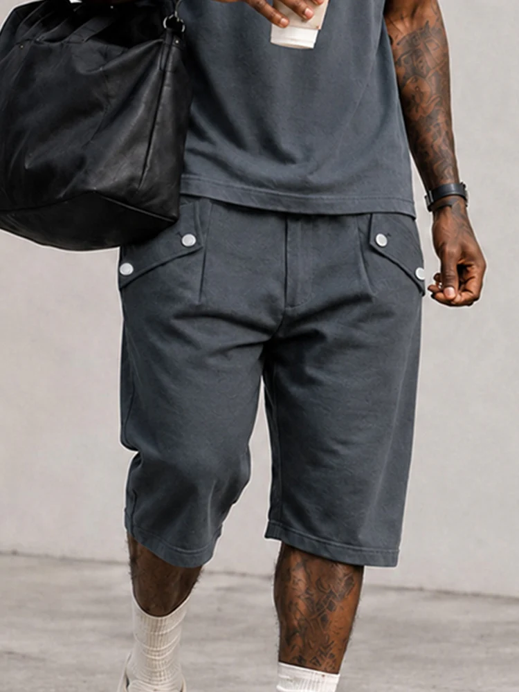 Effortless Sporty T-Shirt and Shorts Set - Image 4