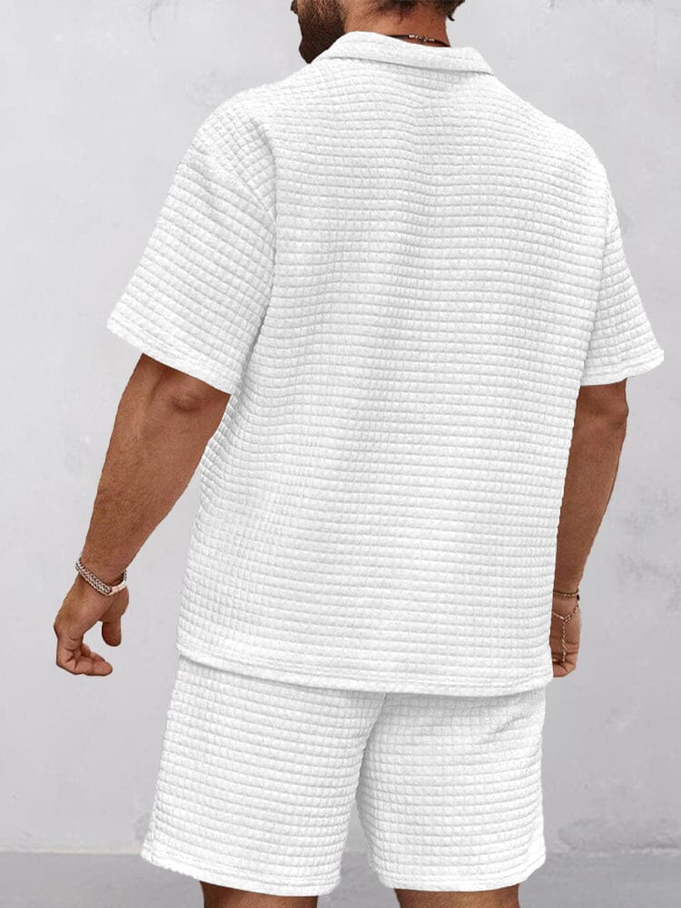 Effortless Waffle Casual Set - Image 6