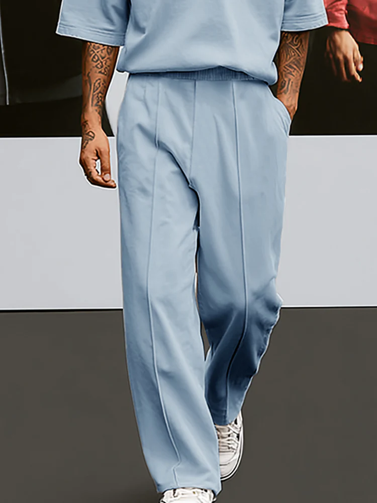 Effortlessly Cozy Polo Shirt Pants Set - Image 4