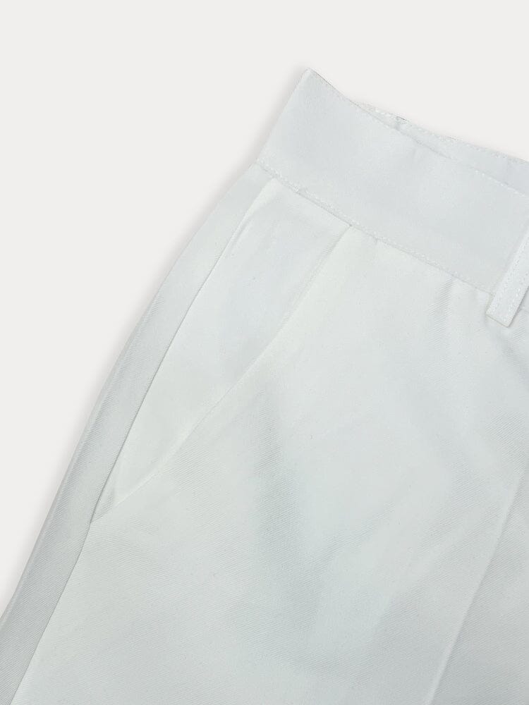 Elegant Simple Regular Fit Suit Pants - Image 6