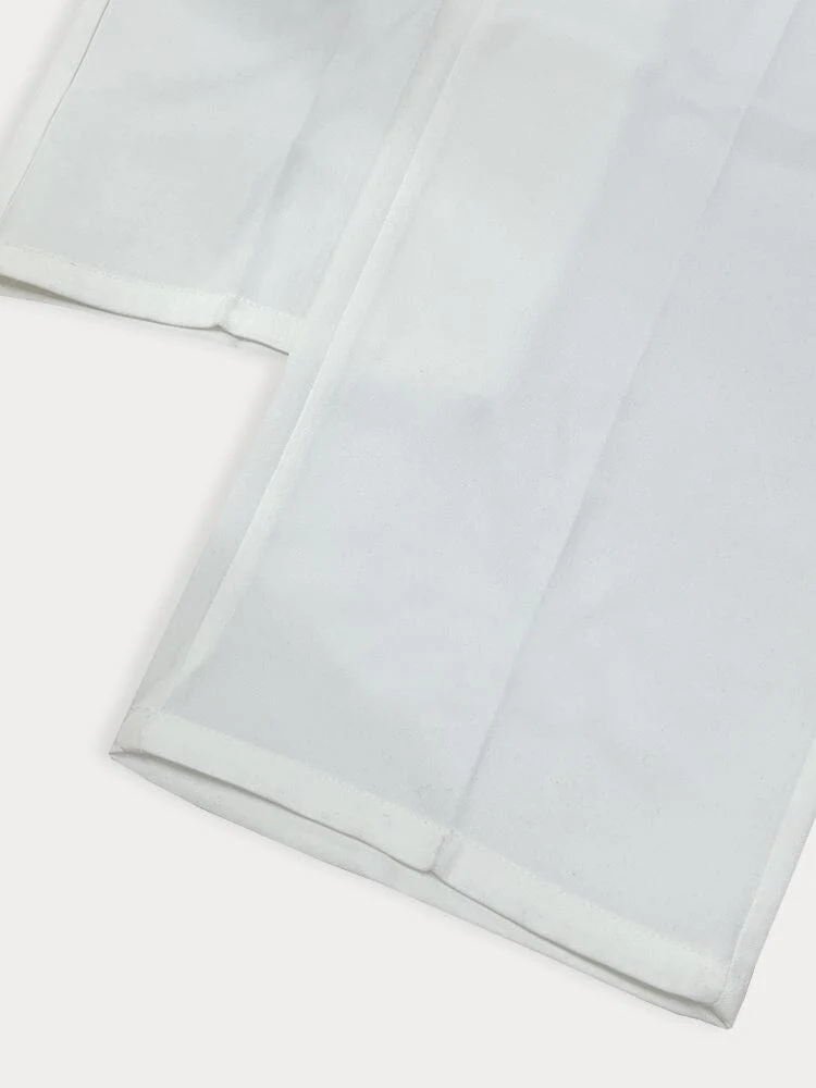 Elegant Simple Regular Fit Suit Pants - Image 7