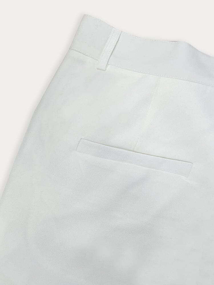 Elegant Simple Regular Fit Suit Pants - Image 8