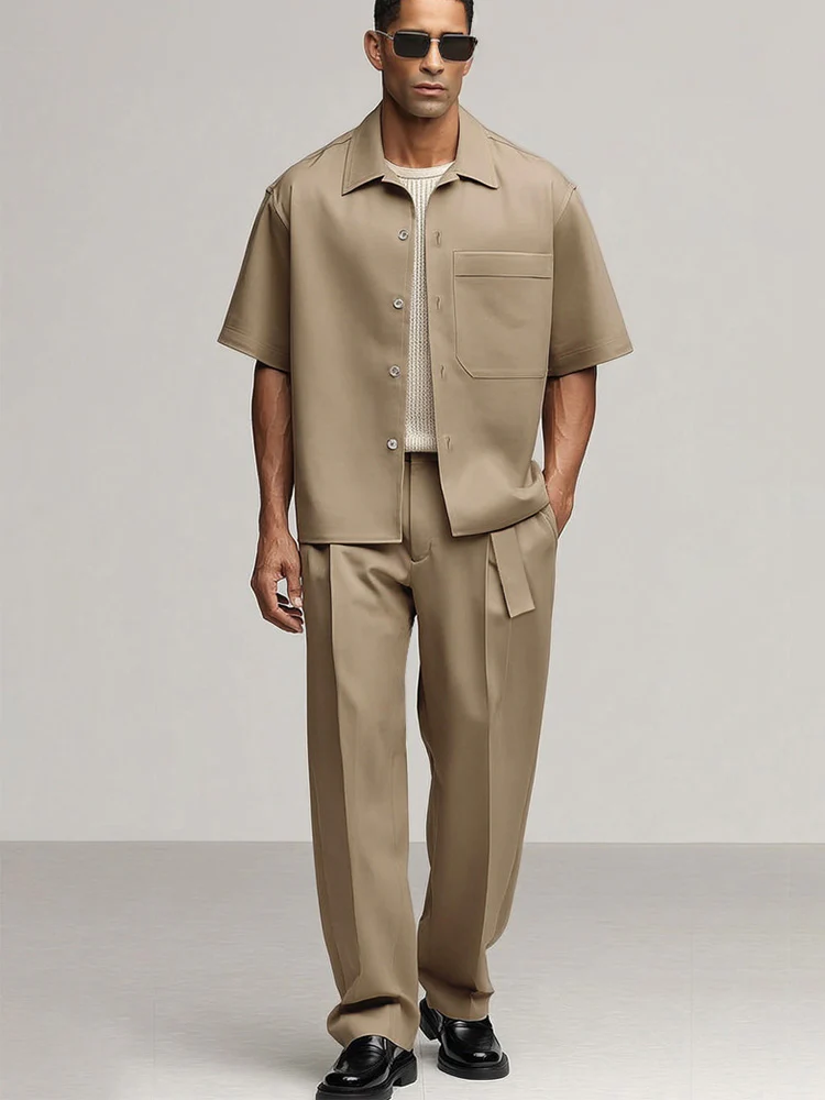 Elegant Simplicity Shirt Pants Set - Image 3