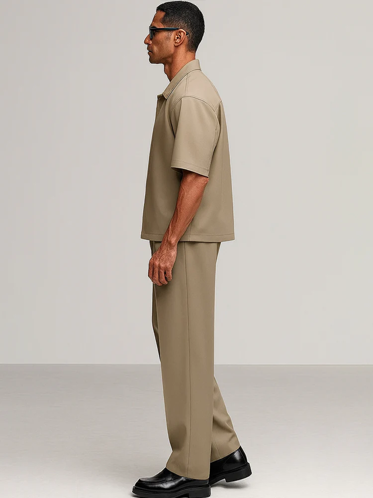 Elegant Simplicity Shirt Pants Set - Image 4