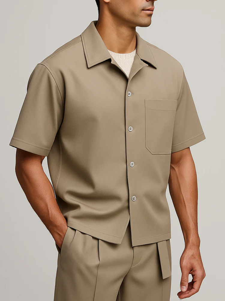 Elegant Simplicity Shirt Pants Set - Image 5