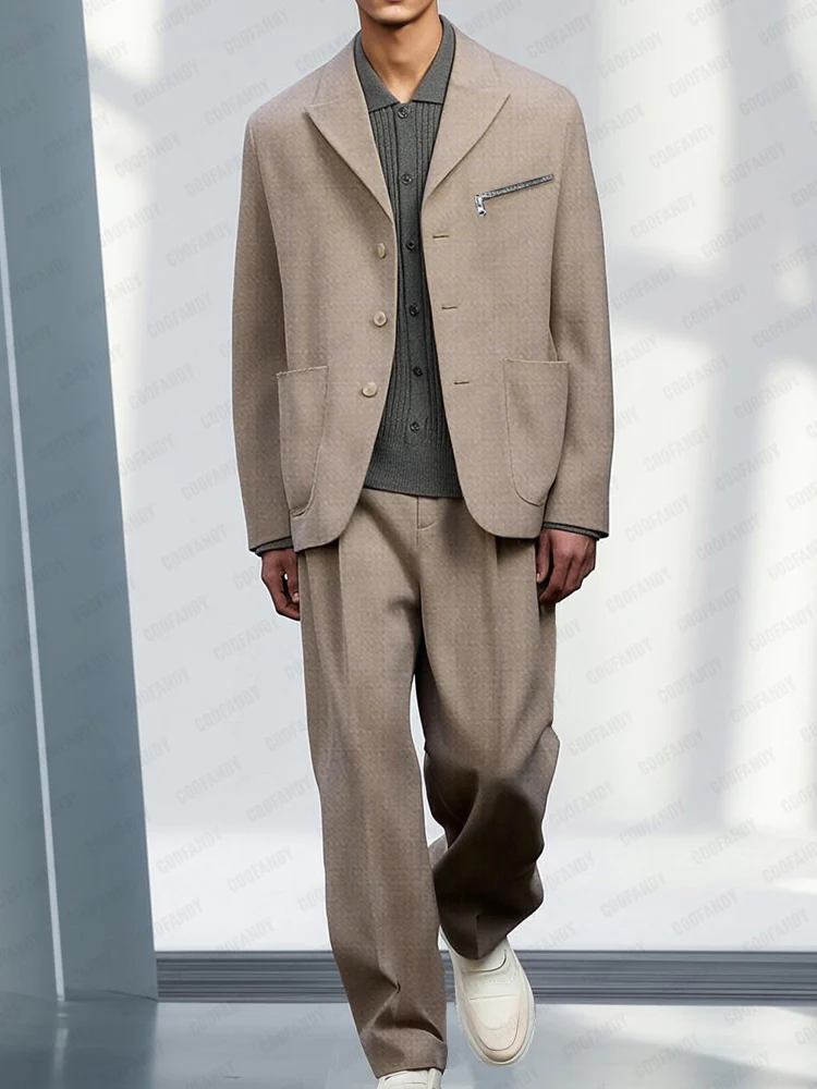 Elegant Smart Casual Suit Set