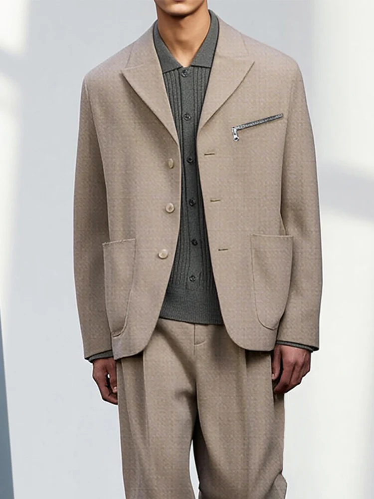 Elegant Smart Casual Suit Set - Image 3