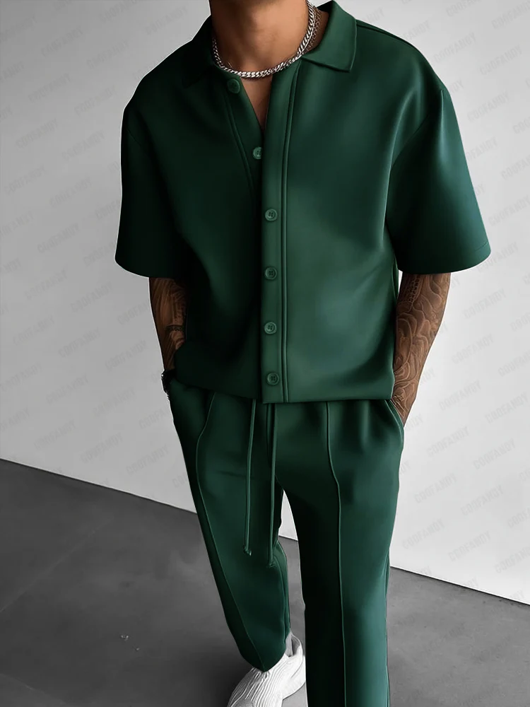 Elegant Versatile Shirt Pants Set - Image 2