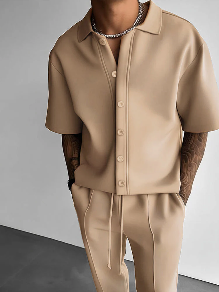 Elegant Versatile Shirt Pants Set - Image 5