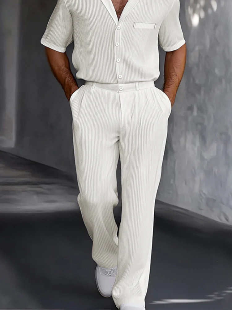 Elevated Casual Textured 2-Piece Set - Image 4