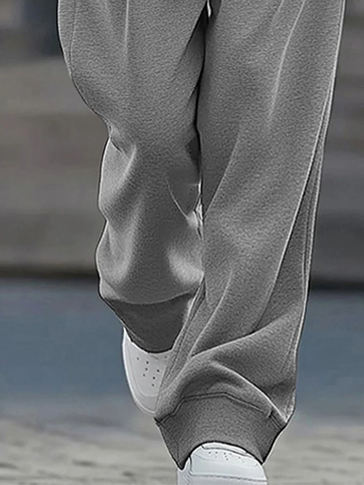 Enhanced Belt Loop Design Casual Pants - Image 4