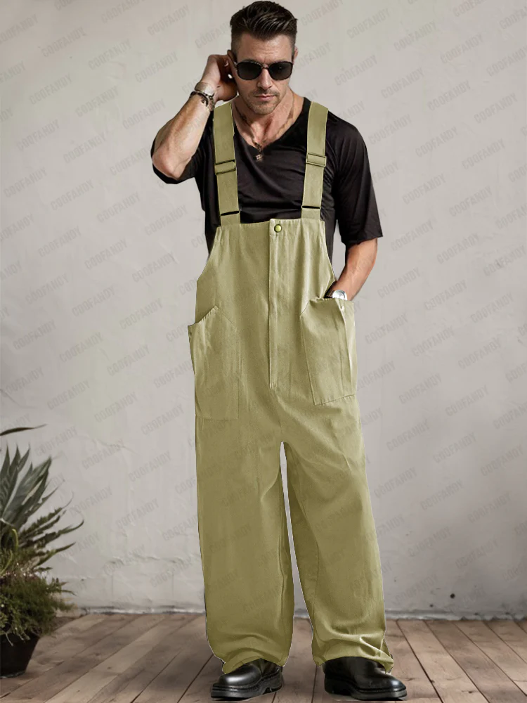 Essential Adjustable Strap Cotton Jumpsuit - Image 2