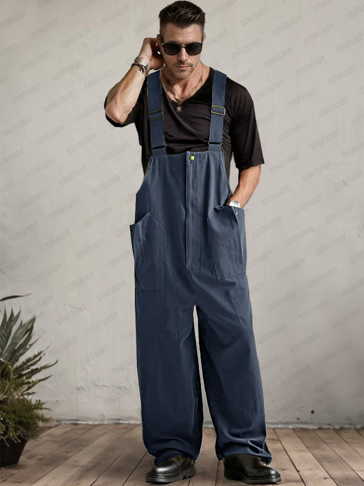 Essential Adjustable Strap Cotton Jumpsuit - Image 5