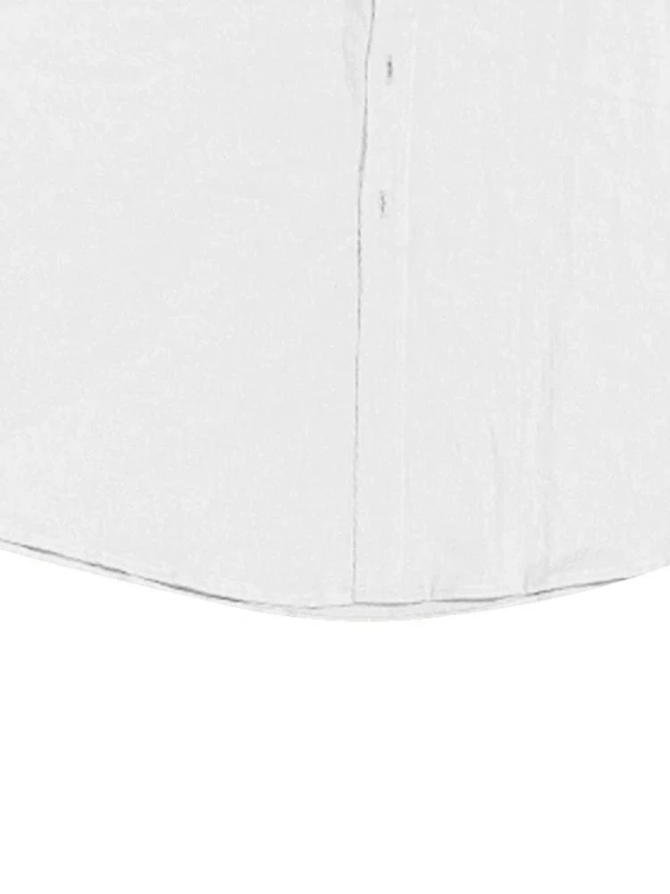 Essential Basic Solid Cotton Shirt - Image 7