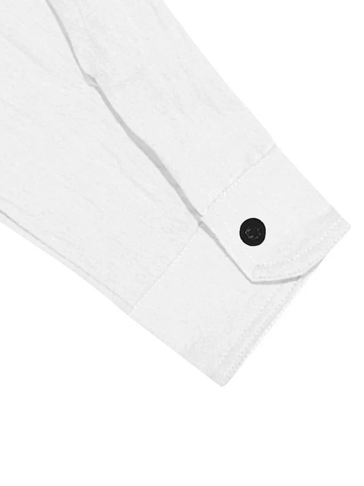Essential Basic Solid Cotton Shirt - Image 8