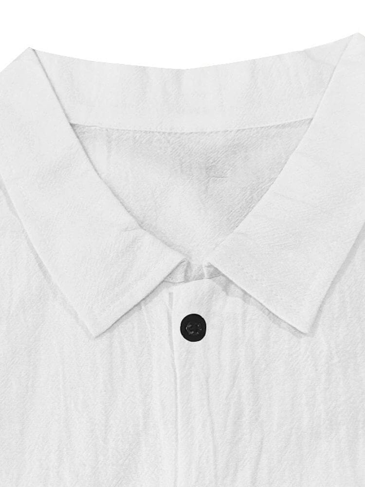 Essential Basic Solid Cotton Shirt - Image 9