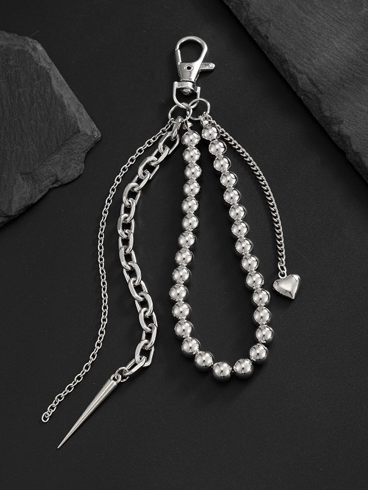 Essential Beads Rivet Wallet Chain Keychain Jeans Charm - Image 10