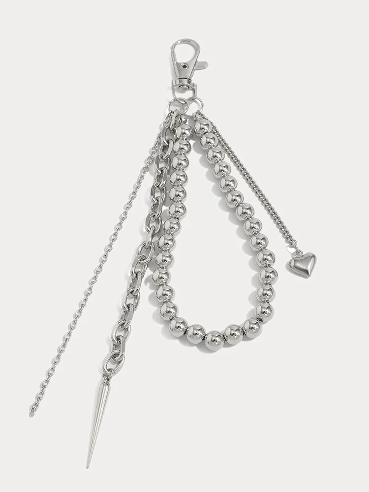 Essential Beads Rivet Wallet Chain Keychain Jeans Charm - Image 3