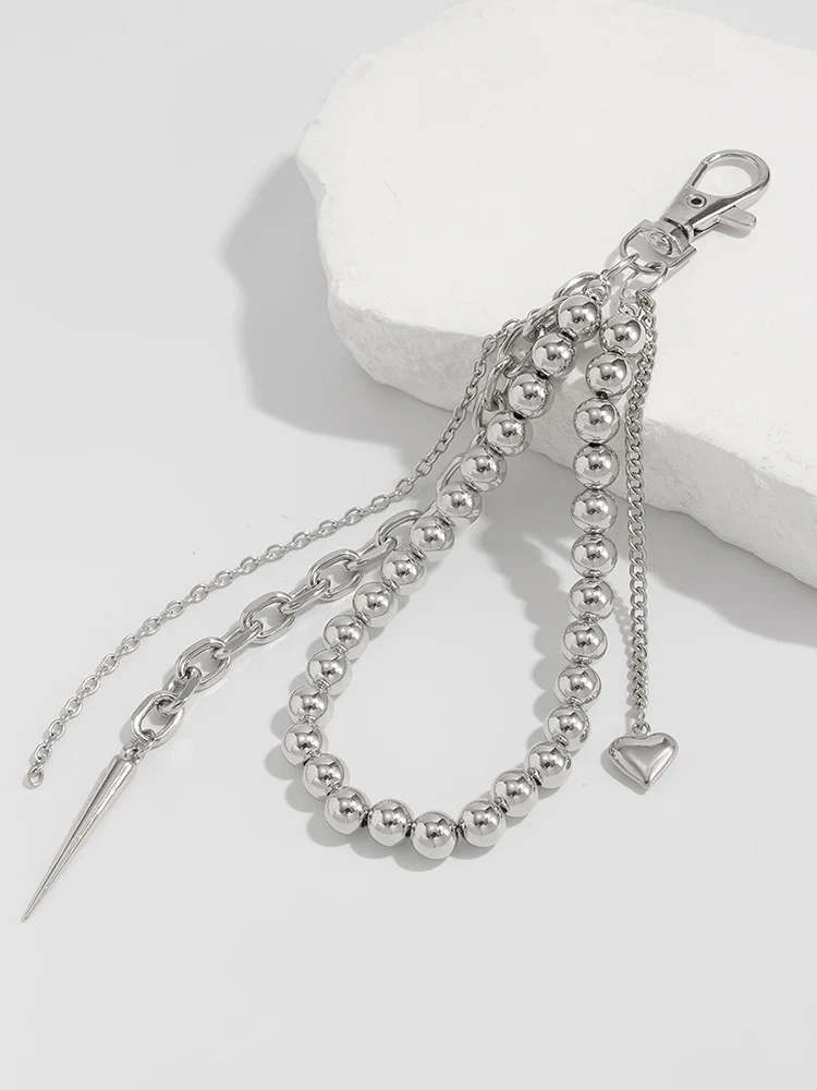 Essential Beads Rivet Wallet Chain Keychain Jeans Charm - Image 4