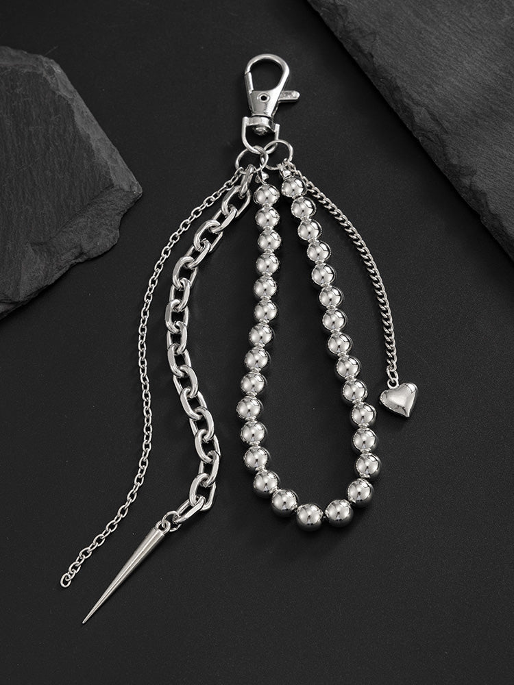 Essential Beads Rivet Wallet Chain Keychain Jeans Charm - Image 9