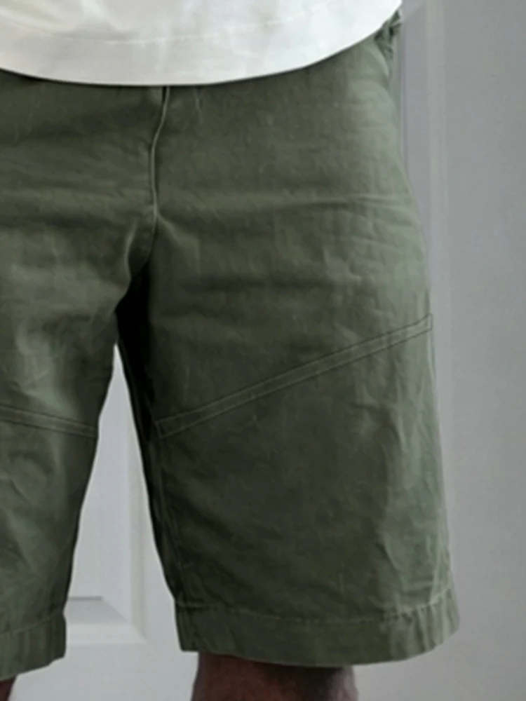 Essential Casual Cotton Cargo Shorts - Image 4