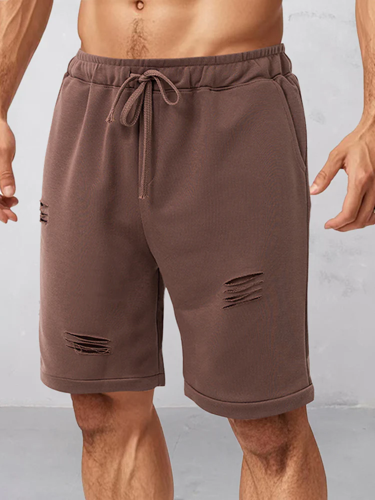 Essential Casual Ripped Shorts - Image 2